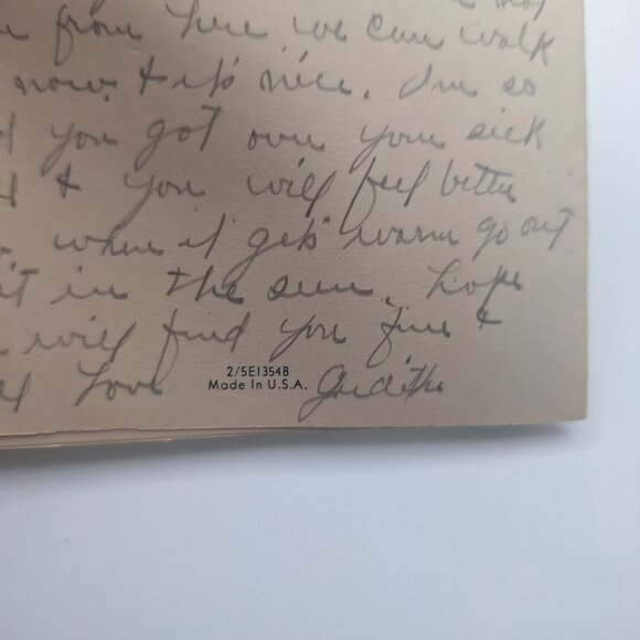 Blessed‎ Easter Card Vintage Religious Fold-Out Lily Design Made In USA Keepsake - Picture 5 of 6